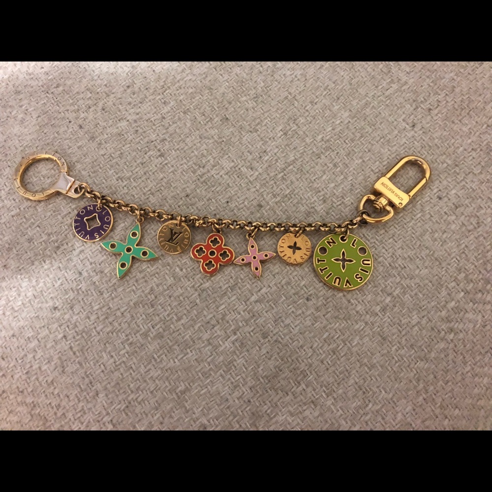 Louis Vuitton Enamel key chain bag charm